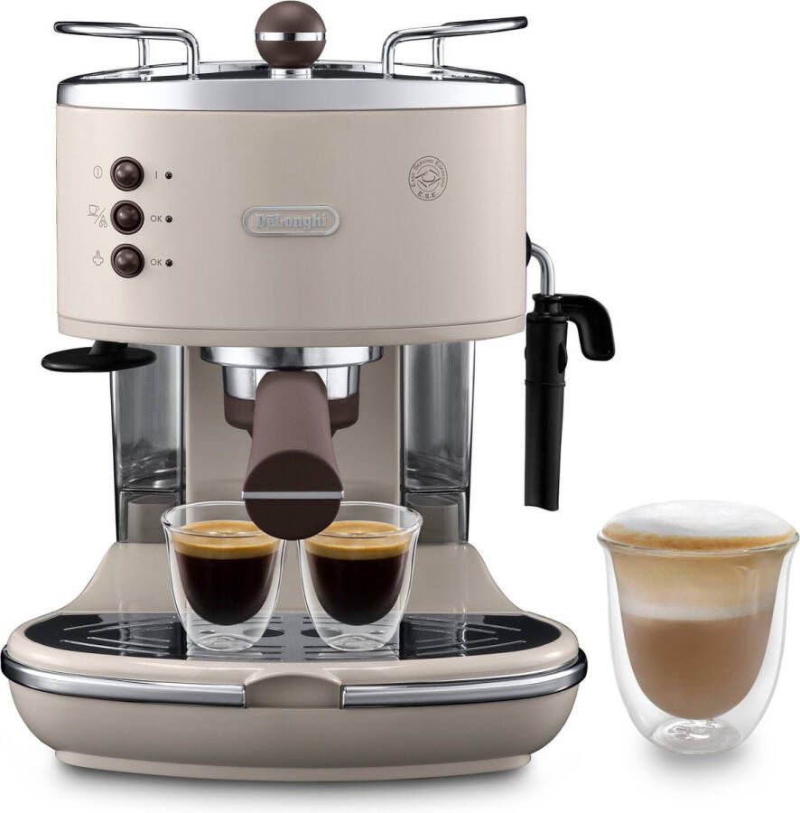 De'Longhi Icona Vintage ECOV311.BG Handmatige Espressomachine Beige