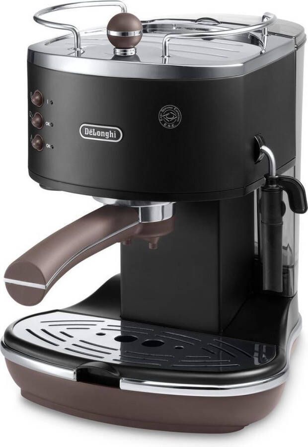 De'Longhi Icona Vintage ECOV311.BK Handmatige Espressomachine Zwart