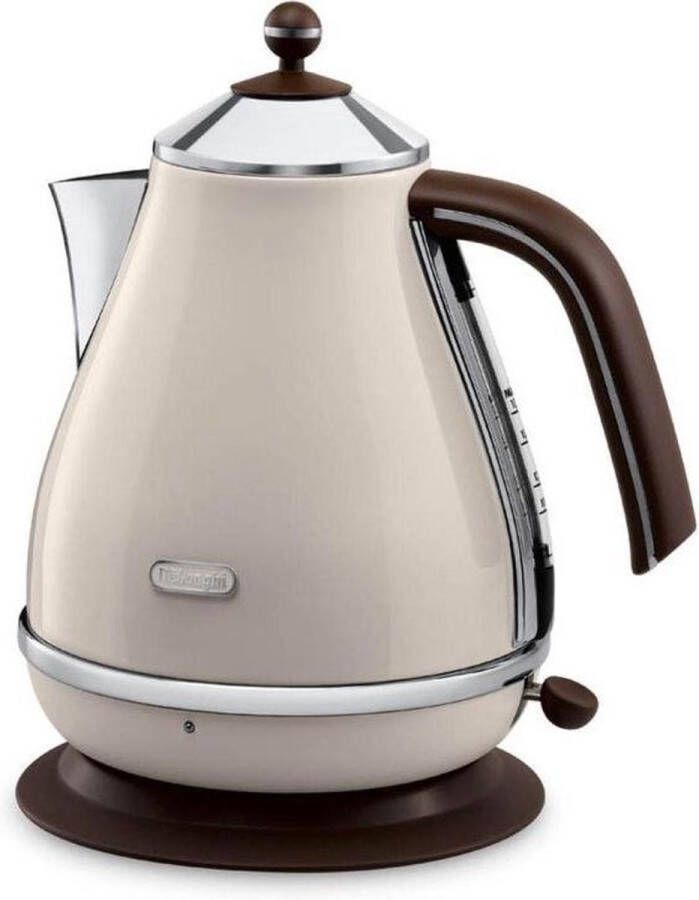 De'Longhi DeLonghi Icona Vintage waterkoker 1 7ltr (Kleur: beige)