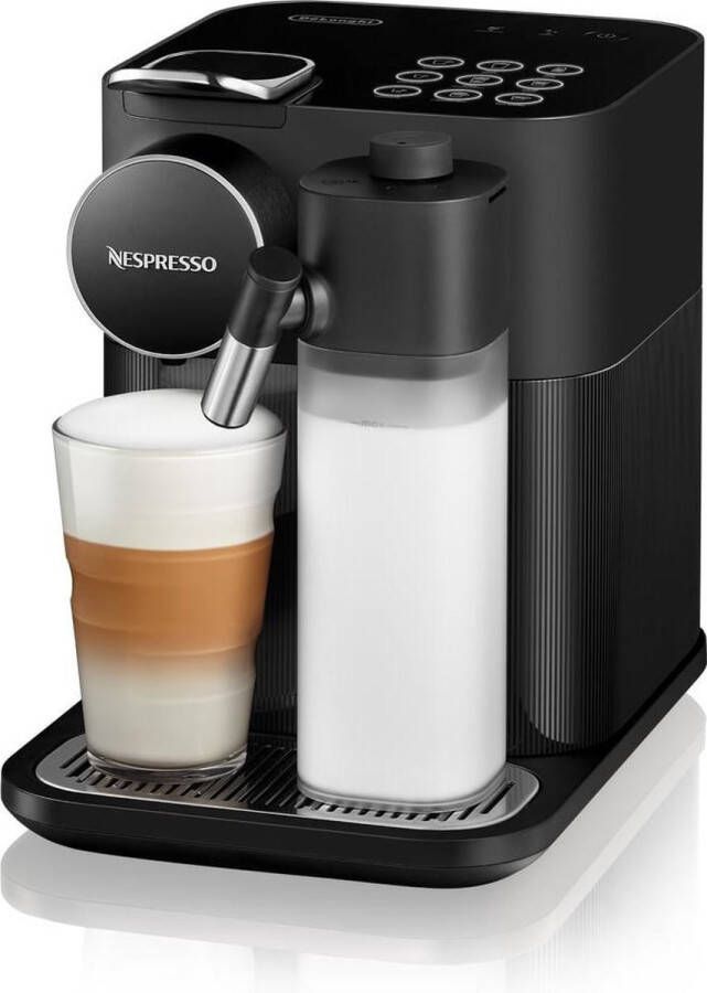 Nespresso Koffiecapsulemachine Gran Lattissima EN 650.B van DeLonghi Black inclusief welkomstpakket met 14 capsules
