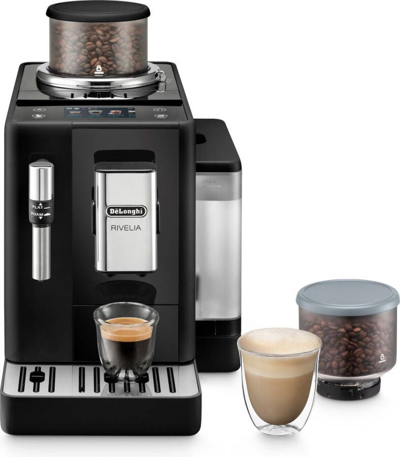 De'Longhi Rivelia EXAM440.35.B Volautomatische espressomachine Onyx Black