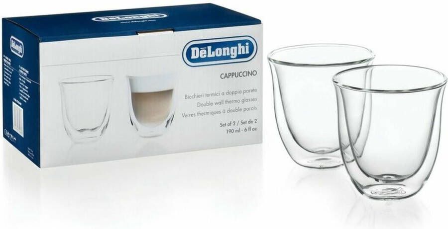 De'Longhi DELONGHI Cappuccino Cups Dubbelwandig (2stuks) 5513284161