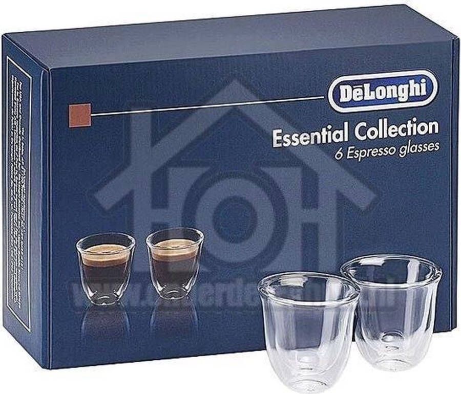 De'Longhi Espressoglaasjes Essential collection Delonghi