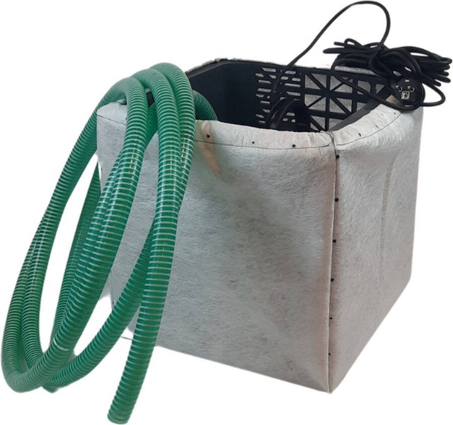Deltaline Kruipruimte Wateroverlast Set dompelpomp 7 5 m3 per uur met ingebouwde vlotter complete set plug & play