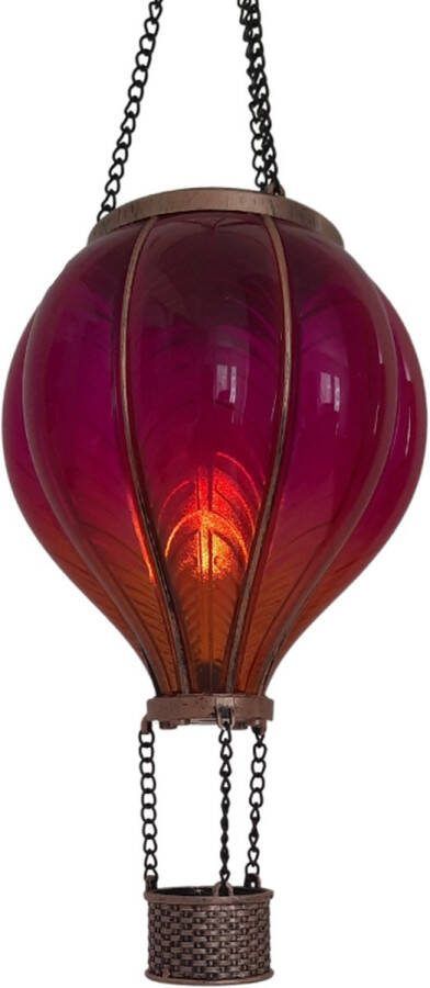 Deltaline Luchtballon Solar Tuinverlichting Buitenlamp op Zonne-energie Sfeervolle Tuinverlichting Energiezuinige Solar Lamp voor Buiten Decoratieve Zonne-energie Tuinlamp