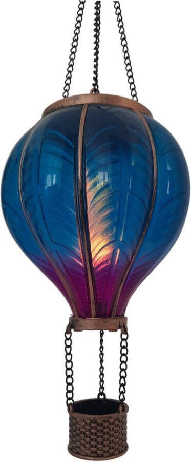 Deltaline Luchtballon Solar Tuinverlichting Buitenlamp op Zonne-energie Sfeervolle Tuinverlichting Energiezuinige Solar Lamp voor Buiten Decoratieve Zonne-energie Tuinlamp