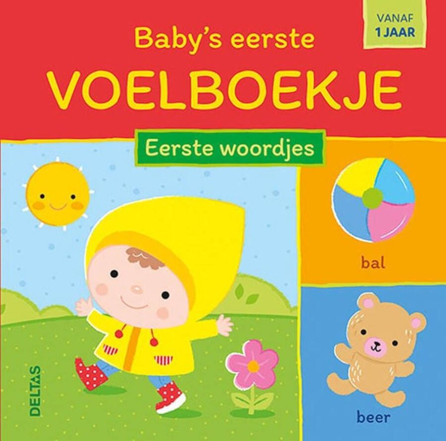 Deltas Baby&apos;s eerste voelboekje Eerste woordjes