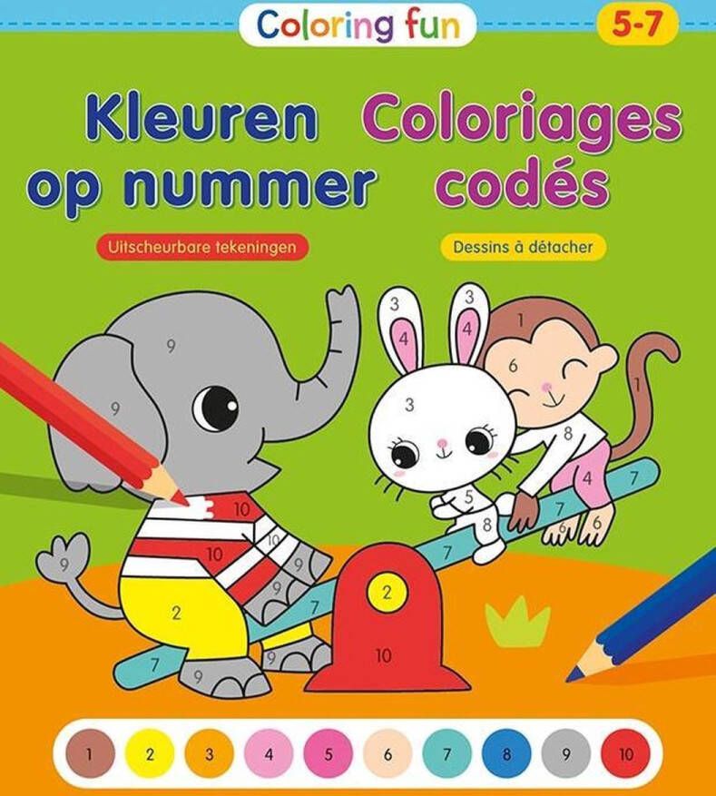 Deltas Coloring Fun Kleuren op nummer (5-7 j.) Coloriages codés (5-7 a.)