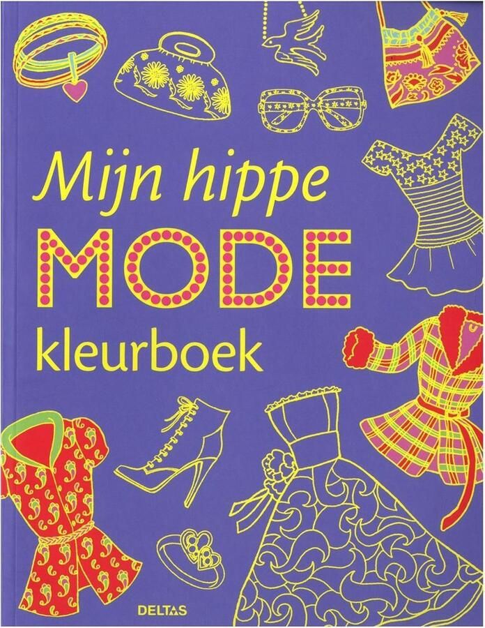 Deltas Kleurboek Hippe Mode