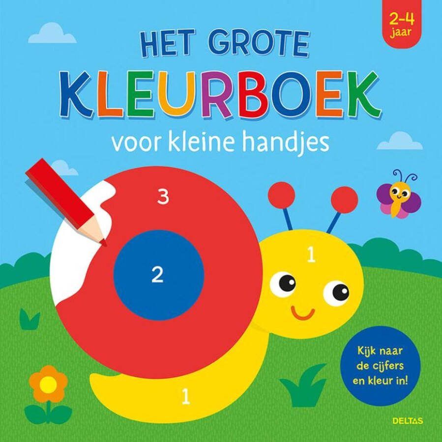 Deltas Het grote kleurboek voor kleine handjes ( 2-4 j.) kleurboek