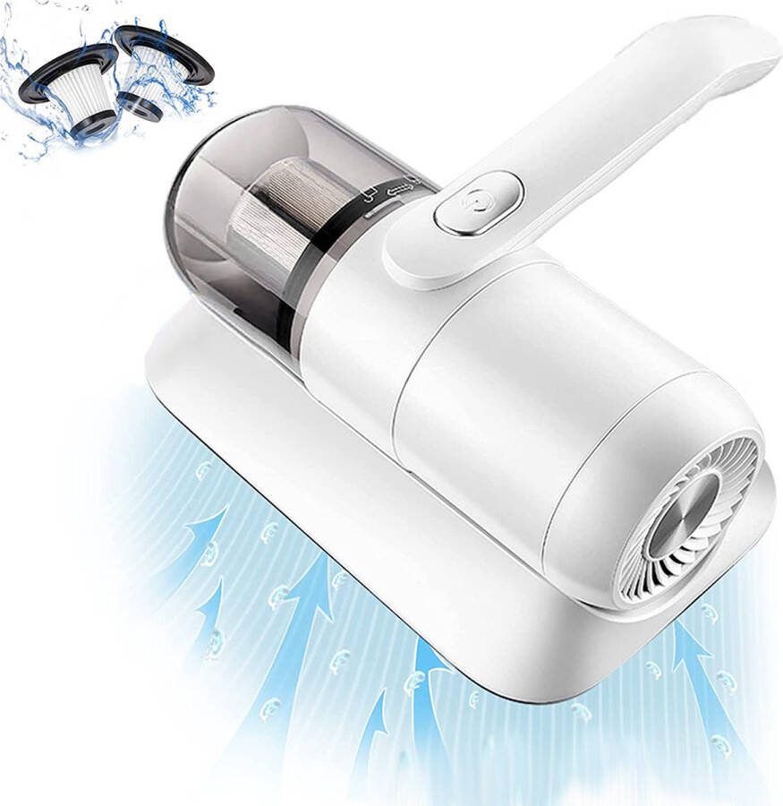 Deluqse Huisstofmijt Stofzuiger UV Lamp Sterilisator Matras Tapijt Meubel Zetel & Bank Reiniger Apparaat Bacterie Mijt & Schimmel Bestrijder Zonder Zak Wit