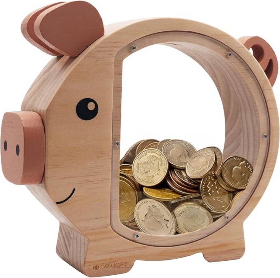 Deluqse Spaarvarken Spaarpot Volwassenen Spaarpot Kind Spaarpot voor Jongen Meisje & Baby Spaarpotten Groot