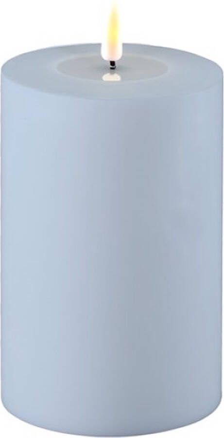 Deluxe Homeart Led Kaars OUTDOOR Dust Blue 10 x 15 cm