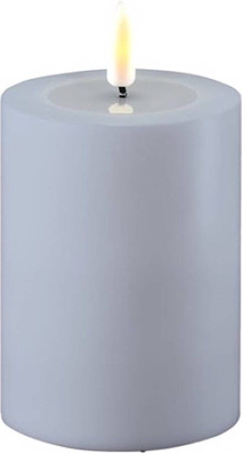 Deluxe Homeart Led Kaars OUTDOOR Dust Blue 7 5 x 10 cm