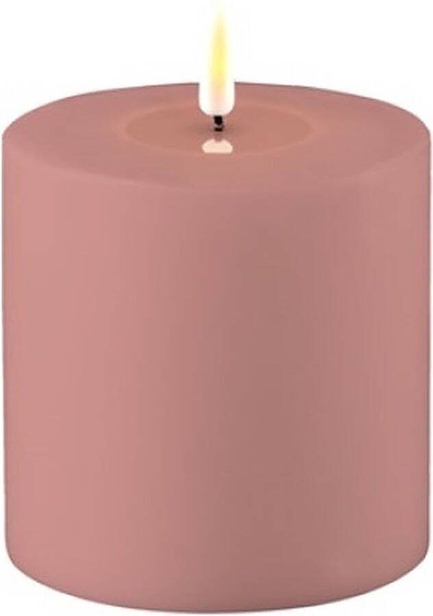 Deluxe Homeart Led Kaars OUTDOOR Dust Red 10 x 10 cm