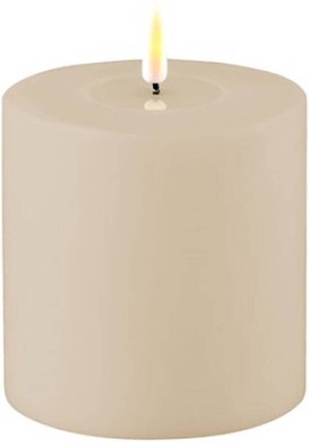 Deluxe Homeart Led Kaars OUTDOOR Dust Sand 10 x 10 cm