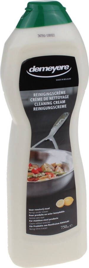 Demeyere reinigingscreme voor rvs-producten 750 ml