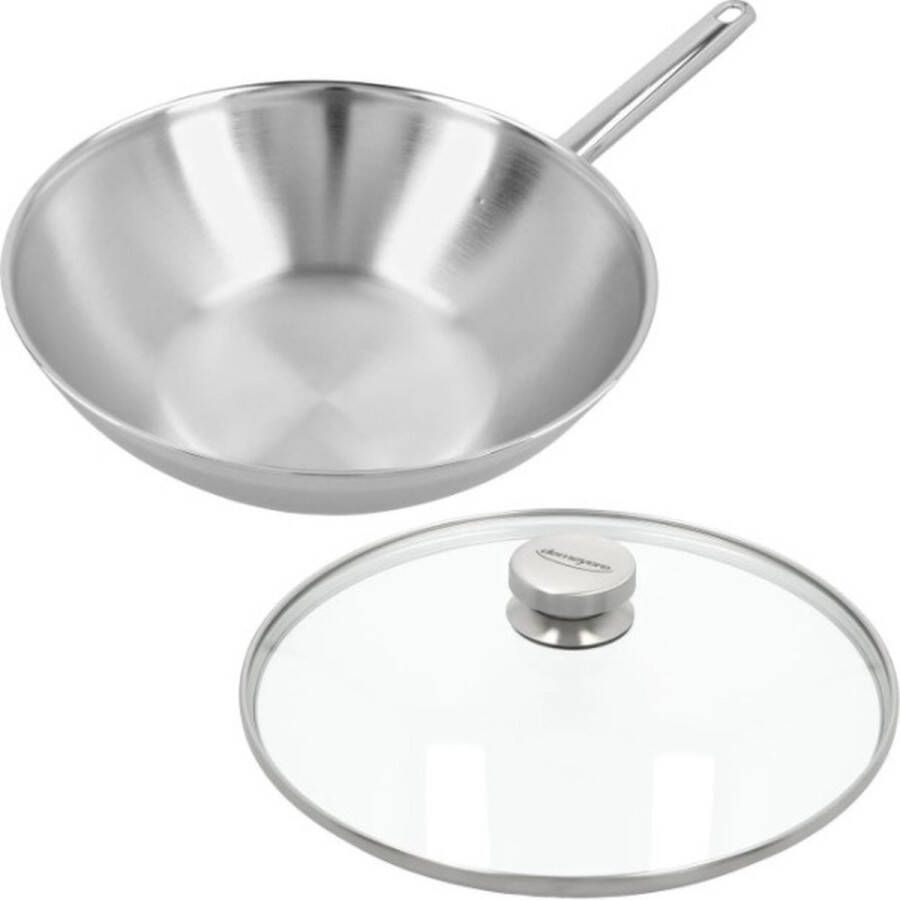 Demeyere Apollo 7 Wok 30 cm | Potten&Pannen | Keuken&Koken Keukengerei | 5412191000571