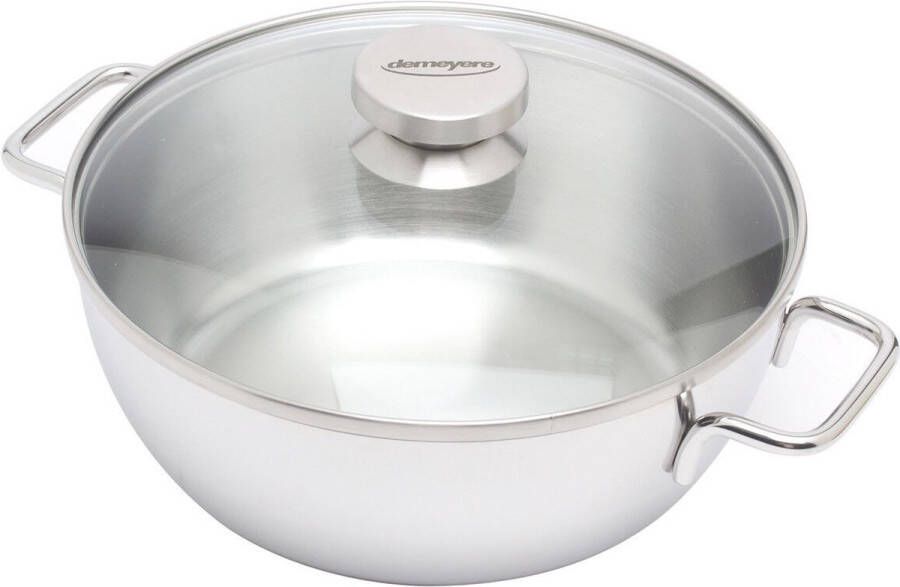 Demeyere Apollo sudderpot met glazen deksel 28 cm | Potten&Pannen | Keuken&Koken Keukengerei | 5412191544280