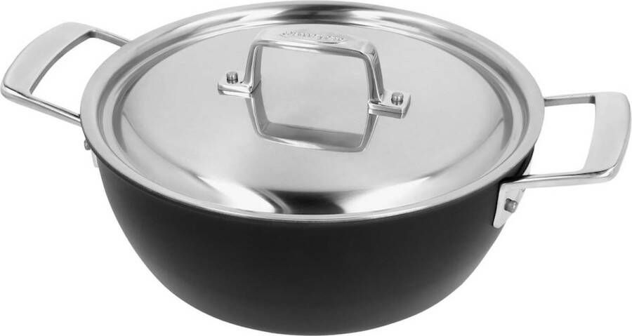 Demeyere Black 5 Conische sudderpot met deksel 24 cm