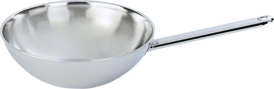Demeyere Wok 26 cm vlakke bodem | Potten&Pannen | Keuken&Koken Keukengerei | 52926