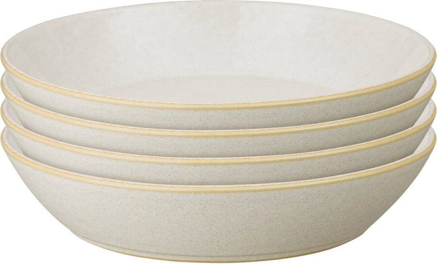 Denby Impression Cream Pastabord Set van 4 ø 22 cm Bord