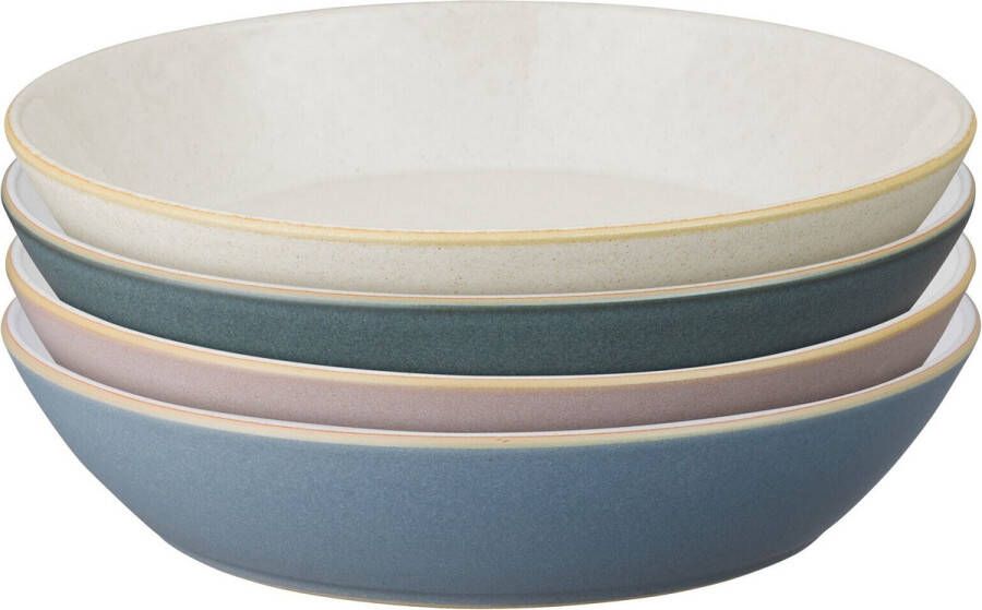 Denby Impression Pastabord Mixed Set van 4 ø 22 cm Bord