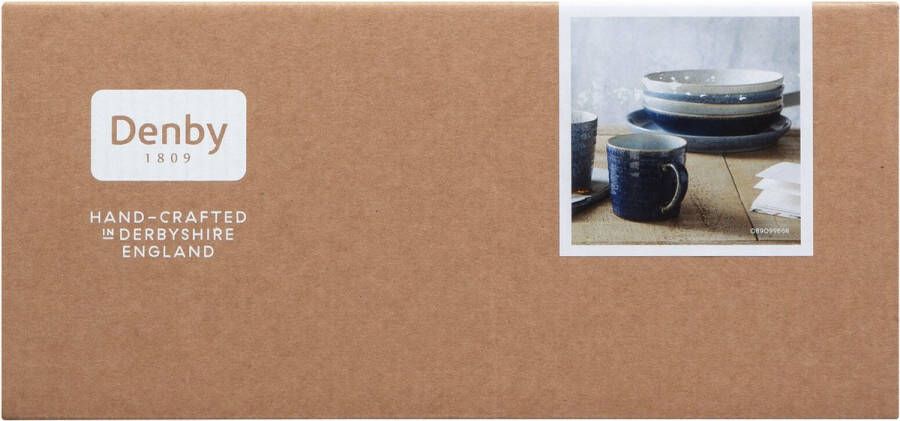 Denby Studio Blue Pastabord Set van 4 ø 22 cm Bord