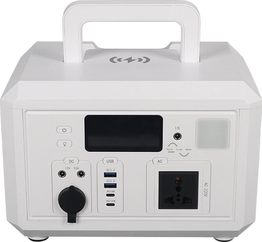 Moli Draagbare Powerstation Powerbank 500W Power Station 500W-Wit