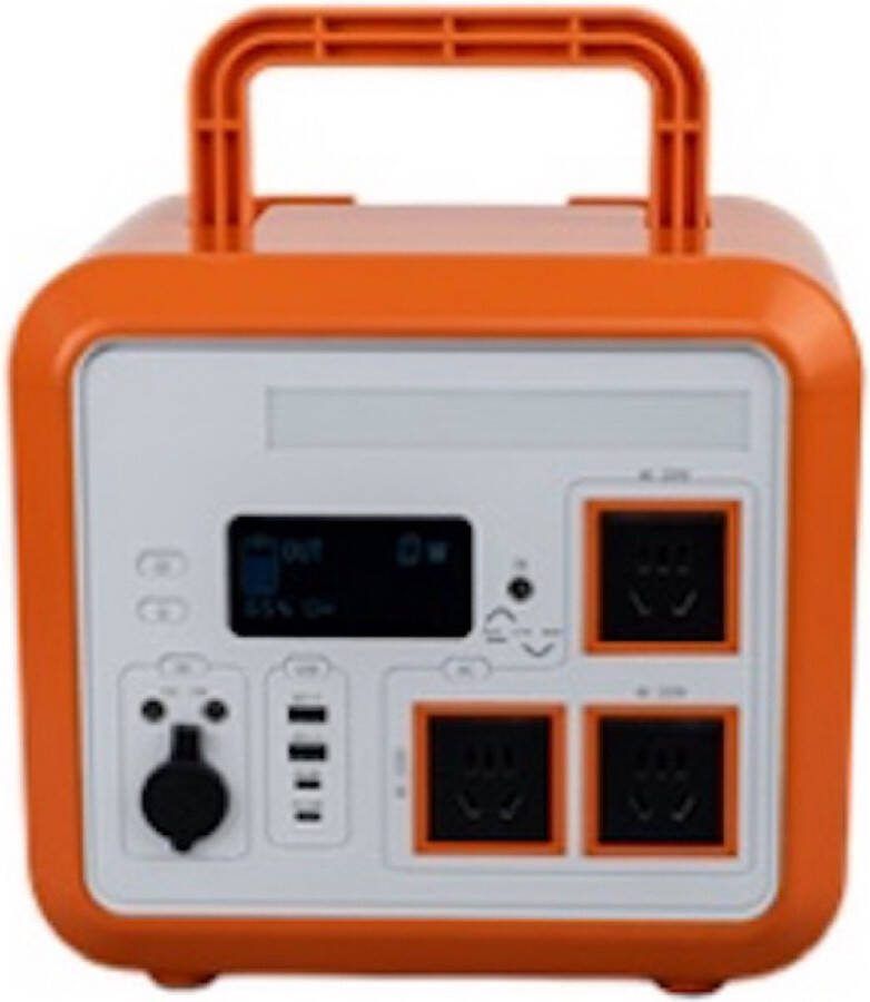 Denfone Draagbare Powerstation Powerbank 1000W Power Station 1000W-Oranje