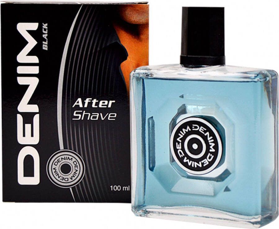 Denim Aftershave Men Black 100 ml Voordeelverpakking 12 stuks