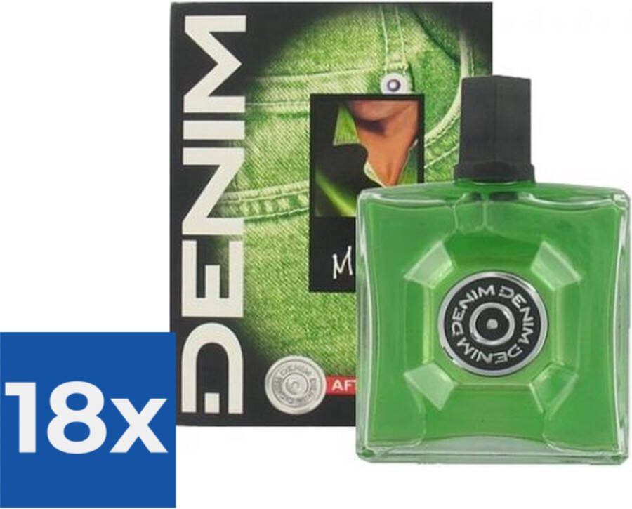 Denim Aftershave Men Musk 100 ml Voordeelverpakking 18 stuks