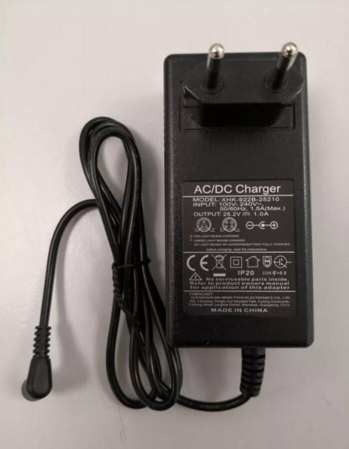 Denver Adapter SCKA-10 Adapter voor SCK-5300 Elektrische step Kidsstep Universele oplader E-step Origineel