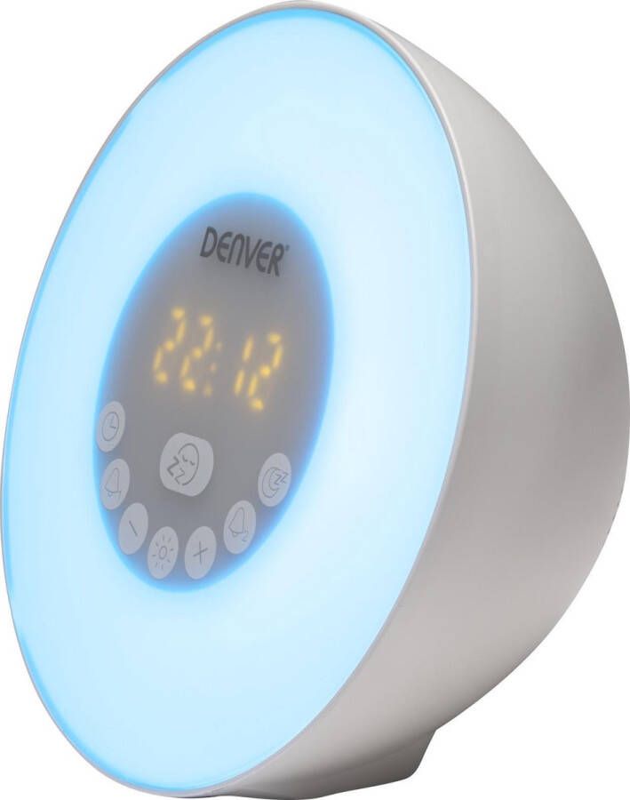 Denver Radio alarmklok Electronics 111131010010 FM Bluetooth LED