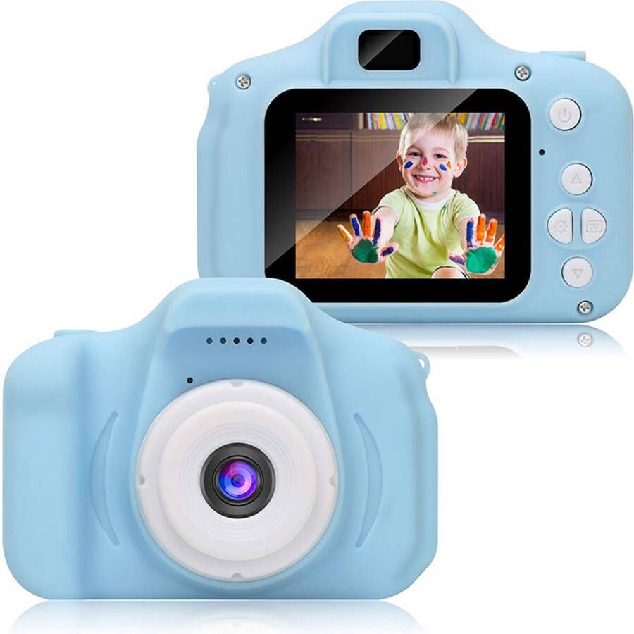 Denver Kindercamera Full HD 40MP Digitale Camera Kinderen Foto en Video 7 filters 28 fotolijsten 3 spelletjes KCA1330 Blauw