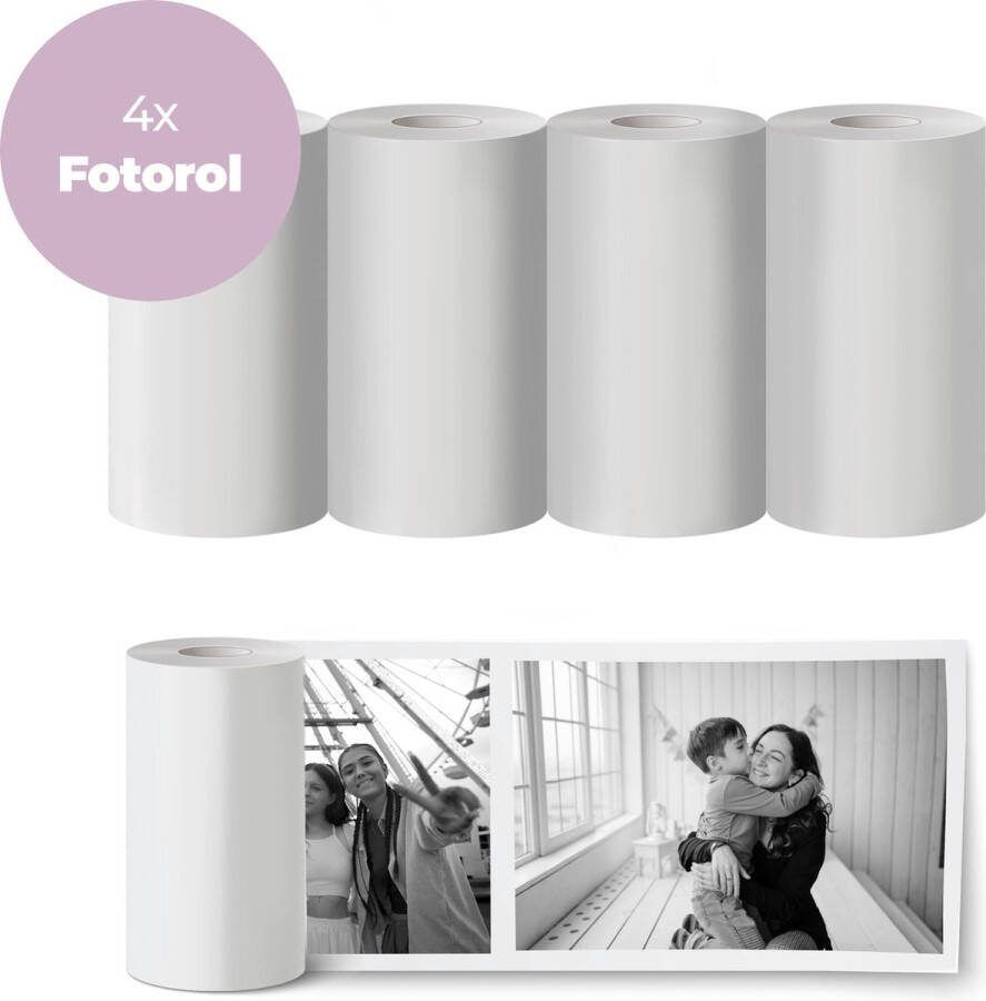 Denver Papierrollen (57 x 30 mm) voor Kindercamera met Printer en Pocket Printer 4 Stuks PP40 Wit