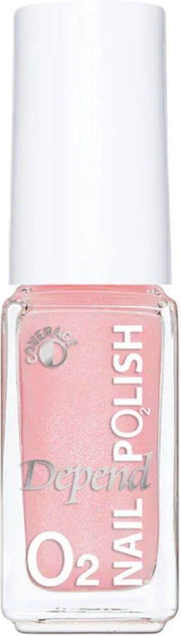 Depend Cosmetics DependCosmetics|Nagellak|O2|Nailpolish|Zachtroze|shimmer|762|5ML
