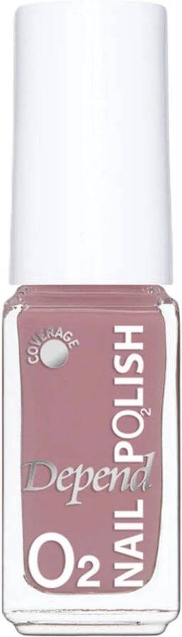 Depend Cosmetics DependCosmetics|Nailpolish|Nagellak|O2|Oudroze bruin|761|5ML