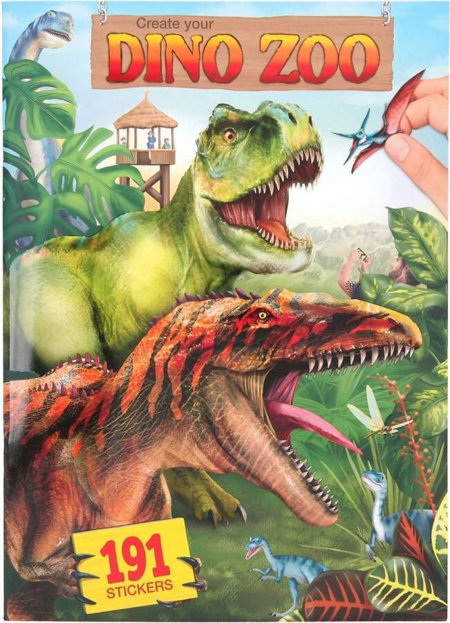 Depesche Stickerboek Create Your Dino Zoo Junior 24 Pagina&apos;s