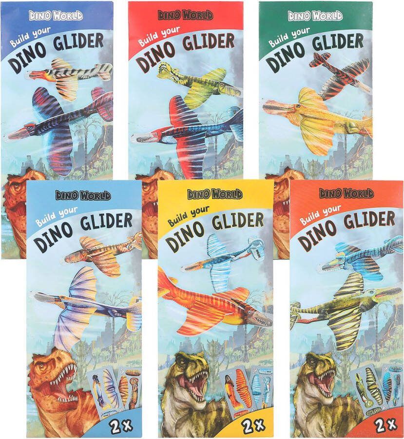 Depesche Dino World Build your Dino glider zweefvliegtuigje
