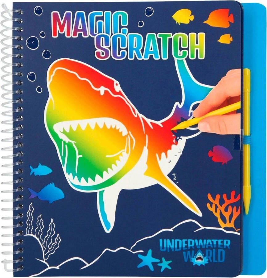 Depesche Dino World Magic-Scratch Book Underwater (411079) Arts and Crafts