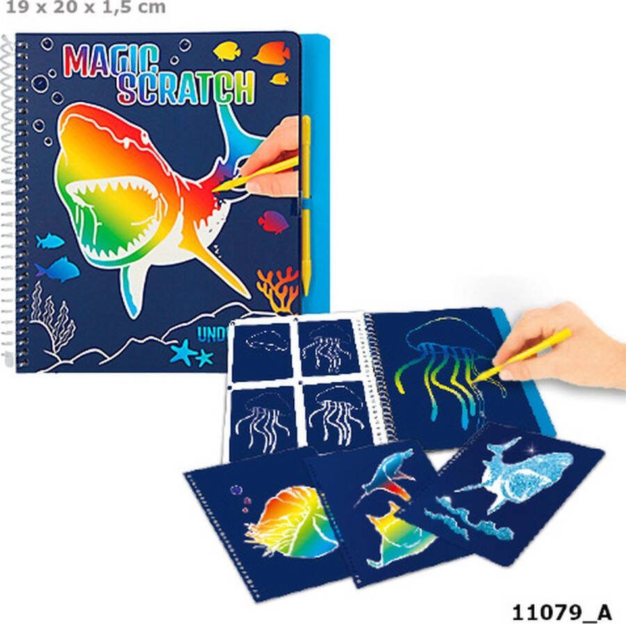 Depesche Dino World Magic-Scratch Book Underwater (411079) Arts and Crafts