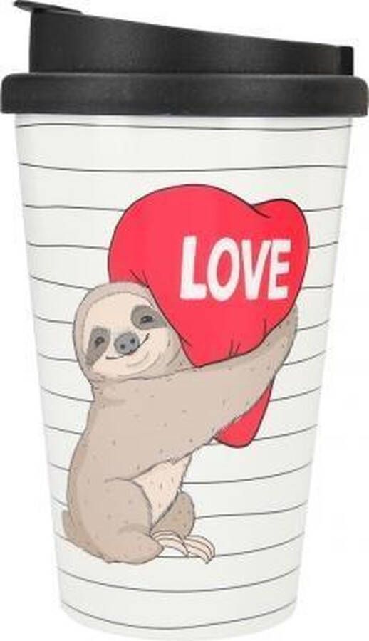 Depesche Drinkbeker To-Go Love Sloth