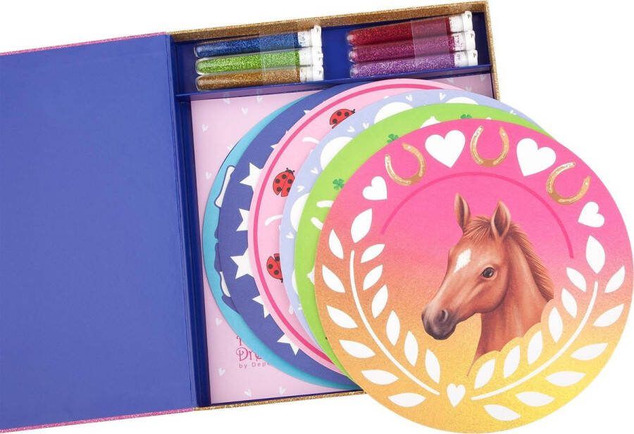 Depesche Horses Dreams glitter Mandala's Creative set