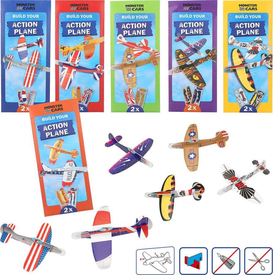 Depesche Monster Cars Build your Action Glider zweefvliegtuigje