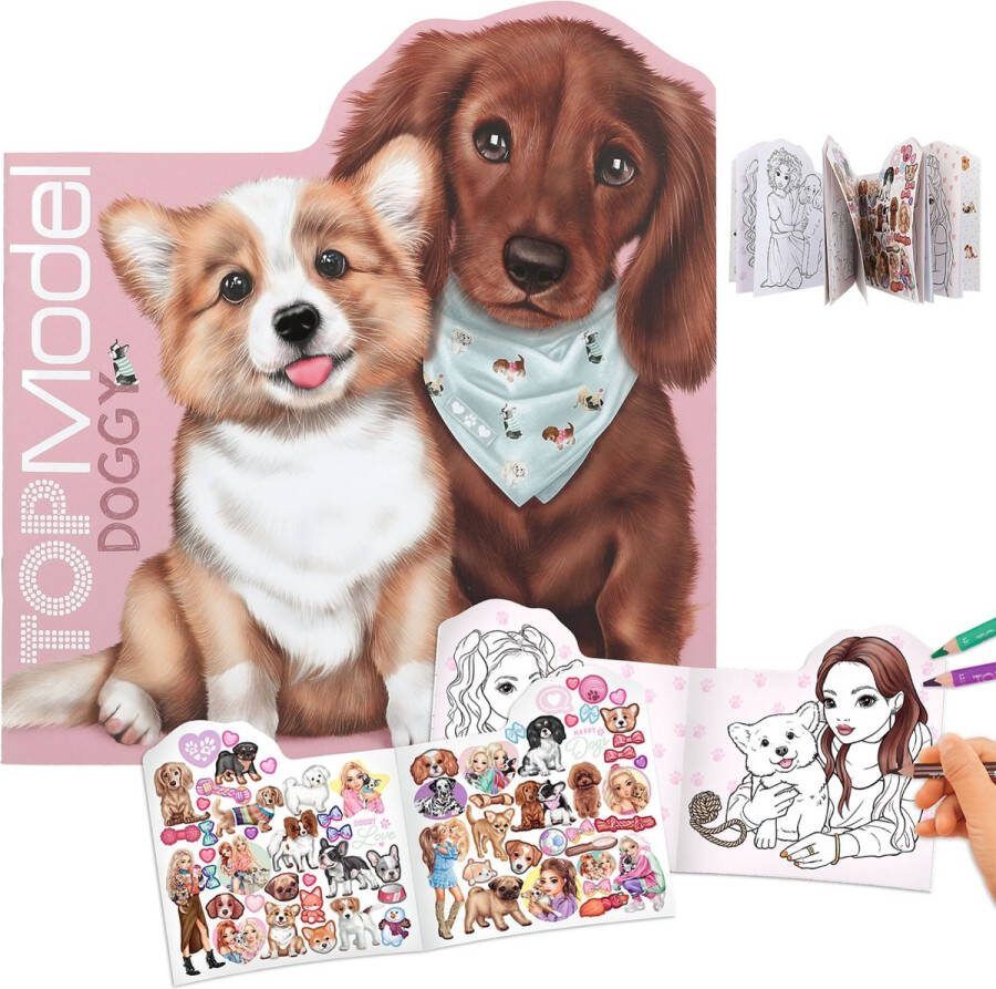Depesche TOPModel Doggy kleurboek KITTY and DOGGY