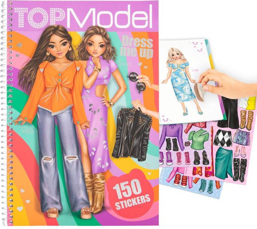 Depesche Top Model Dress Me Up Sticker Book Tropical (0410576)