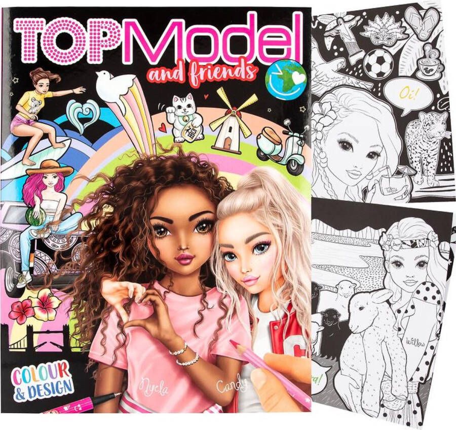 TOPModel Top Model Colouring Book (045028)