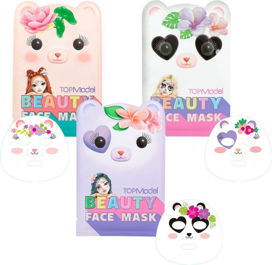 Depesche TOPModel sheetmasker dier BEAUTY and ME 1 stuk