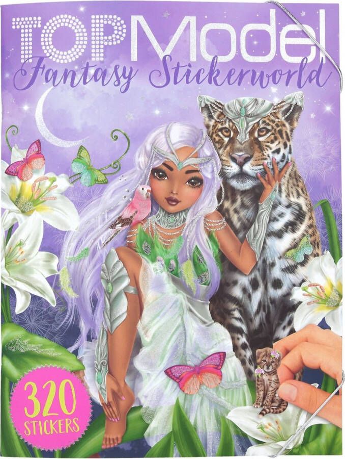 TOPModel Stickerboek Stickerworld Fantasy Meisjes 4-delig